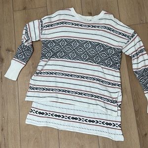 BILLABONG Knit Aztec Print Sweater